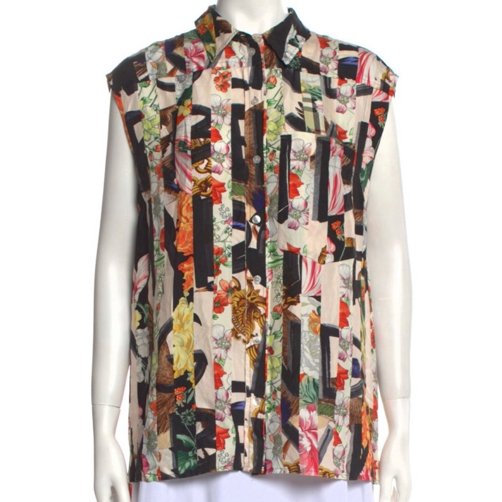 burberry multicolor sacha floral print button up perfect for summer